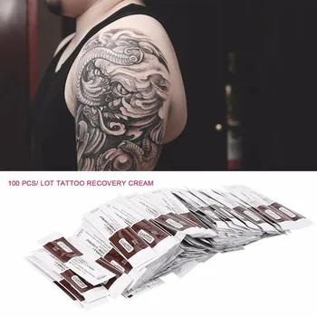 

100 pcs Tattoo Recovery Cream Vitamin A+Vitamin D Ointment Top Tattoo Repairing Cream Tattoo essential products High