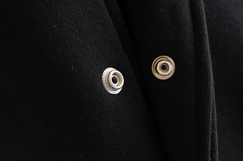 awesome  Long Sleeve Spring Autumn feminine coat Jacket Vintage Coat Autumn Black White Bomber Jacket Short 