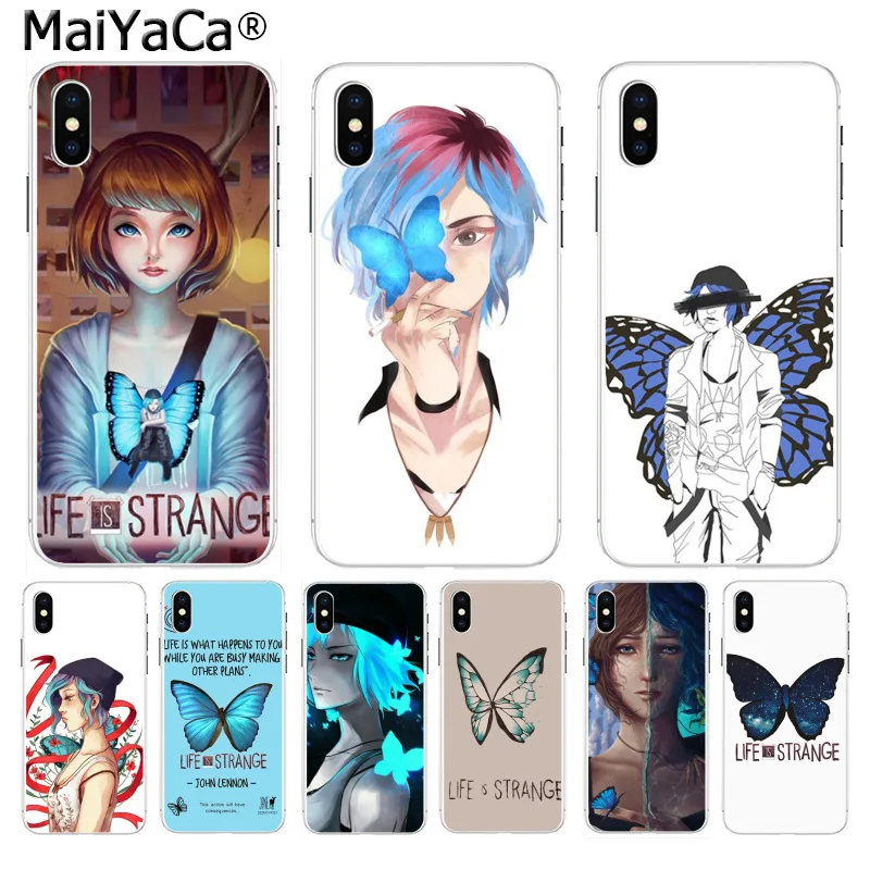 

MaiYaCa Life Is Strange butterfly New Arrival Phone Ultrathin Case for Apple iPhone 8 7 6 6S Plus X 5 5S SE XR XS XS MAX Cover