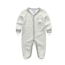 Детский комбинезон с длинными рукавами и рисунком; Одежда для новорожденных мальчиков и девочек; хлопковая одежда; ropa bebe infantis