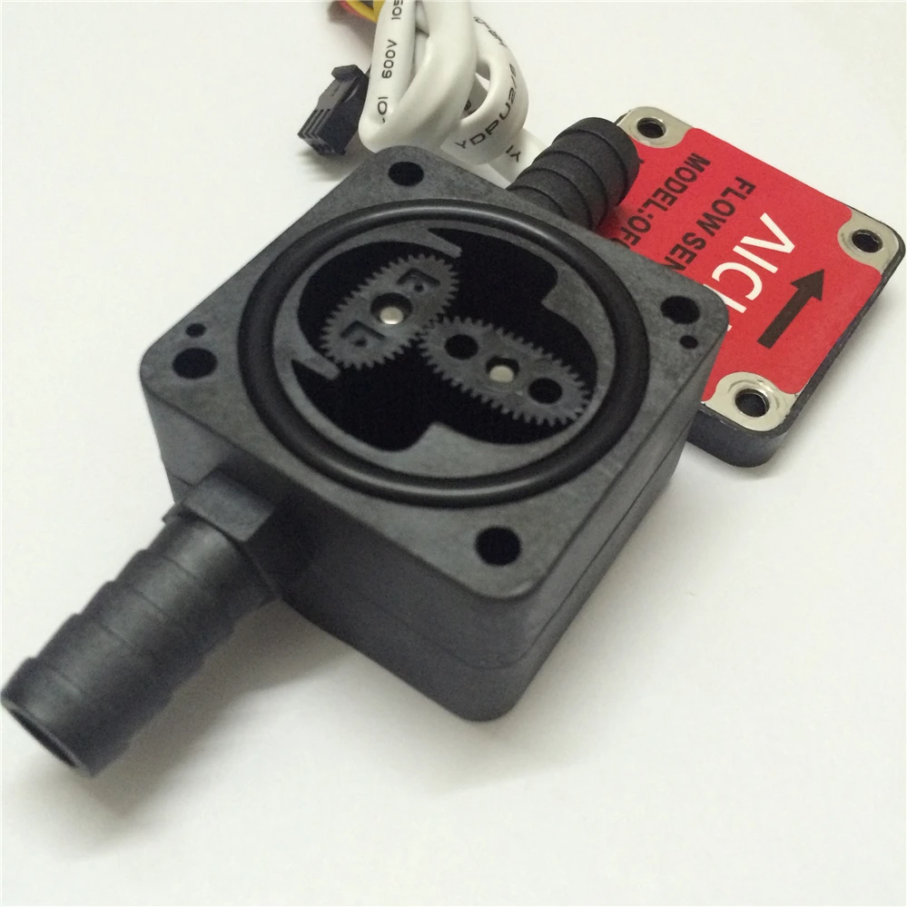

13mm G3/8" milk honey diesel gasoline oval gear flow sensor meter Liquid Fuel Oil Flow controller Counter