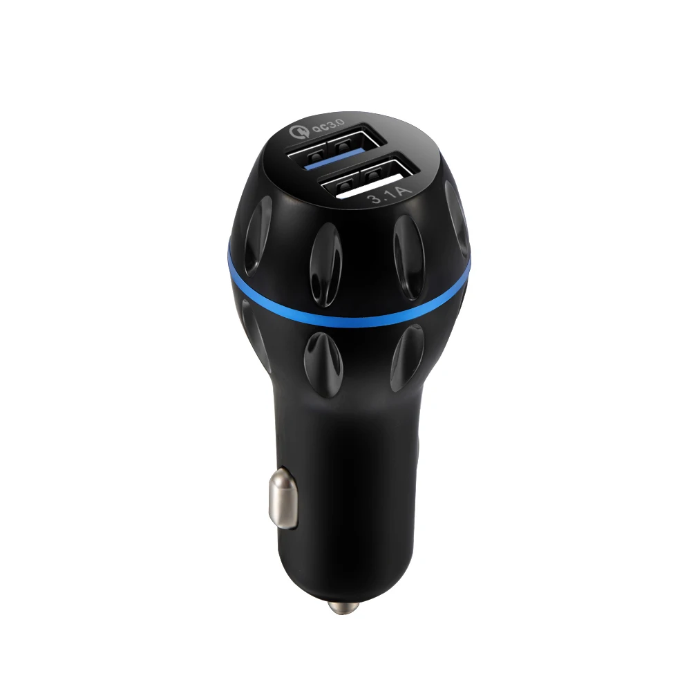 QC3.0+ 3.1A Halo автомобильное зарядное устройство портативное для автомобиля