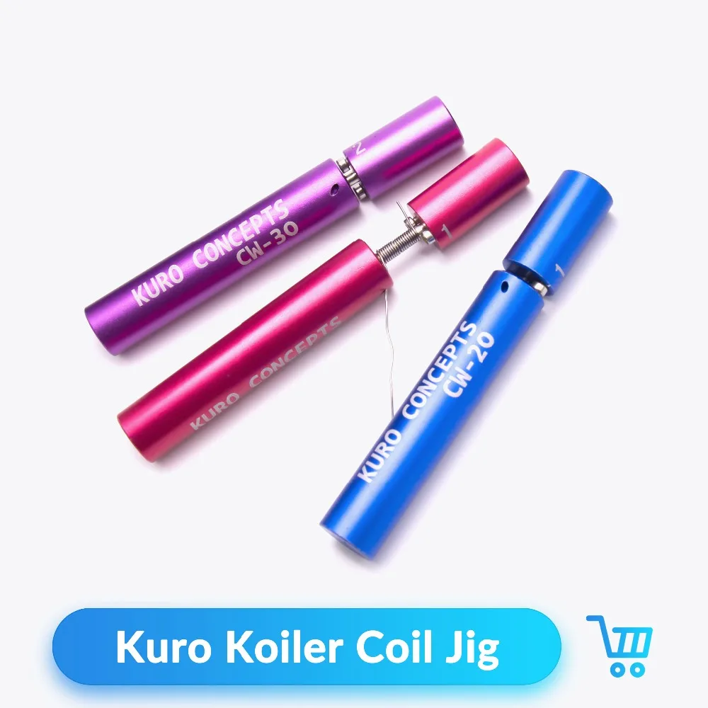 

Quartz Banger 3pcs Coil Jig CW 20 25 30 for RDTA Tank Rebuilding Atomizer Wire DIY Tools E Cigarettes Accessories Vape Coils Jig