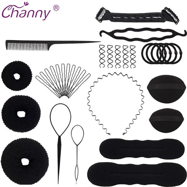 Best Offers Channy 15Pcs/Set Hair Braiding Twist Braid Curler Ponytail Donut Hair Clips for Women Styling Plastic Makeup Tool Accessories Best Offers Channy 15Pcs/Set Hair Braiding Twist Braid Curler Ponytail Donut Hair Clips for Women Styling Plastic Makeup Tool Accessories