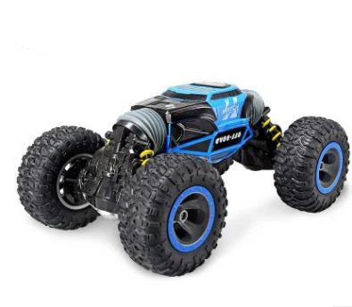 RC автомобиль 4WD грузовик весы двухсторонний 2,4 ГГц один ключ трансформации вездеход варанид скалолазание Автомобиль Дистанционное управление игрушки - Цвет: Синий