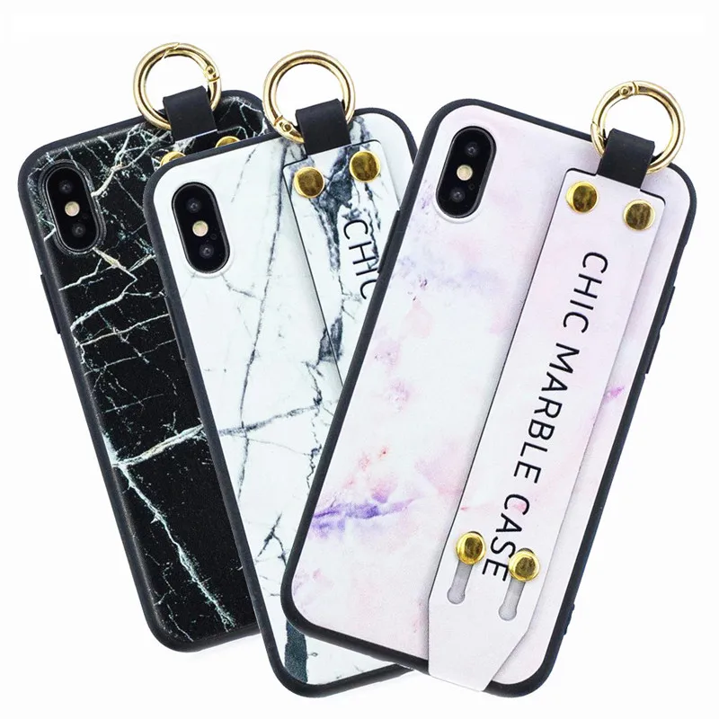 DISCASE телефон сумка для Iphone 8 P X Xs Mas мрамор запястье Чехол 6 S Plus 7 Силиконовые чехлы