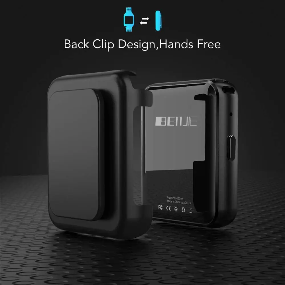 Портативный Bluetooth mp3 плеер клип музыкальный сенсорный экран HiFi металлический