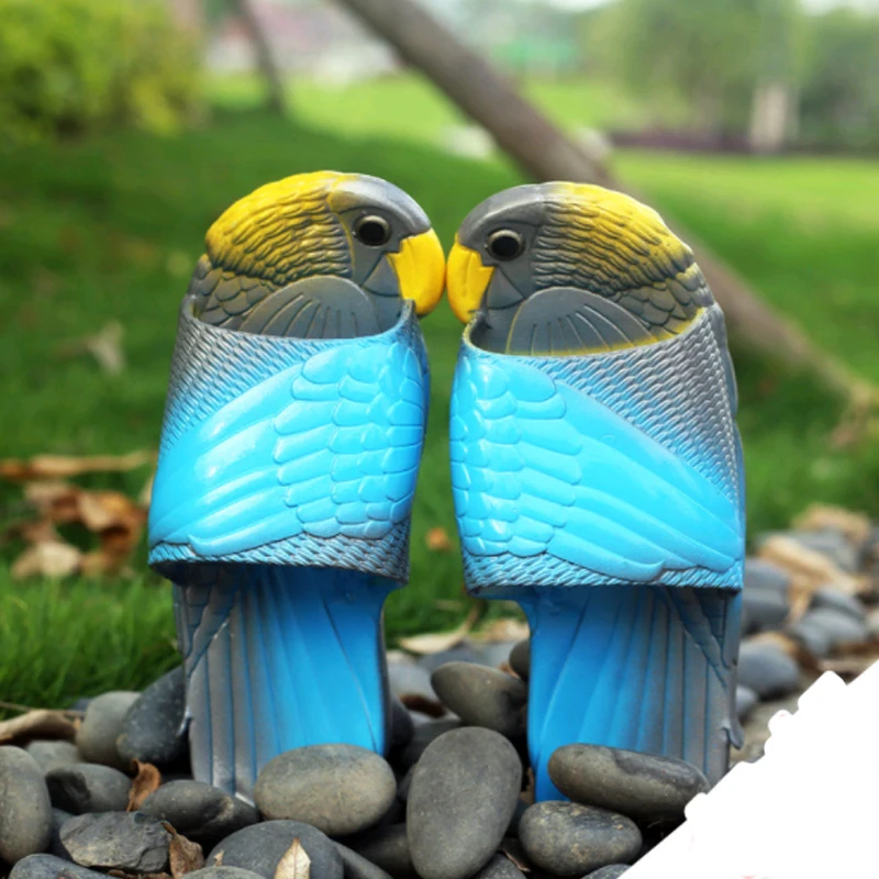 

Funny Creative Parrot Slippers Women Parent-child Lovers Flip Flop Summer Outdoor Casual Lightweight Sandals Beach Shoes