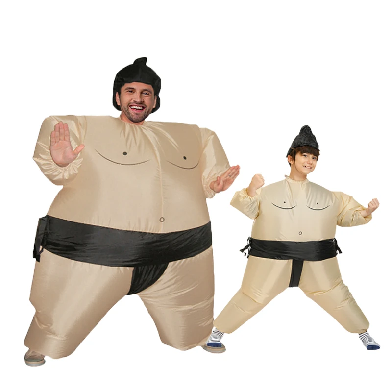 

Inflatable Sumo Costume Wrestler Coaplay Halloween Costumes for Boys Girl Men Women Adults Kids Party Carnival Costume