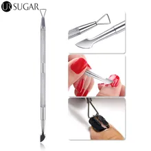 1 шт. палочка стержень средство для снятия УФ гель-лака для ногтей кутикулы толкатель для удаления серебряный розовый золотой Маникюр Инструмент для маникюра