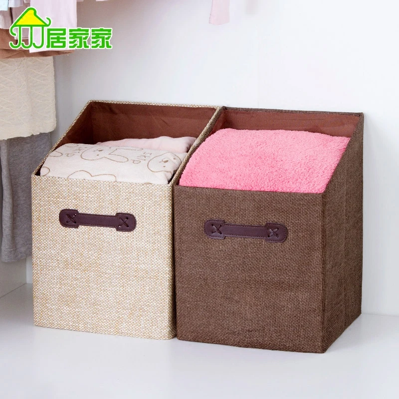 Household cloth collapsible clothes sorting boxes of clothing storage box toy closet storage box