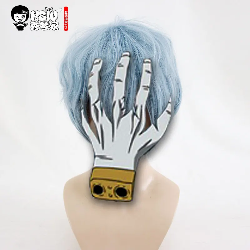 Koop HSIU NIEUWE Hoge kwaliteit Tomura Shigaraki Cosplay Pruik My Hero Academy Kostuum Play Pruiken Halloween Kostuums Haar gratis verzending