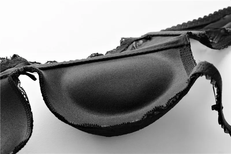 AMX сексуальные кружевные бюстгальтеры Мода Глубокий V Push up Bra Для женщин белье черный, белый цвет красного цвета Лидер продаж