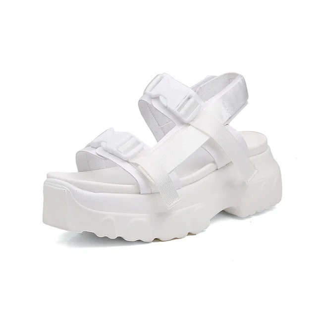 Chunky Sandals Women Buckle Platform Summer Shoes Woman Open Toe Casual Sandal Sandalias Mujer 2019 Sandale Plate Femme Chunky Sandals Women Buckle Platform Summer Shoes Woman Open Toe Casual Sandal Sandalias Mujer 2019 Sandale Plate Femme