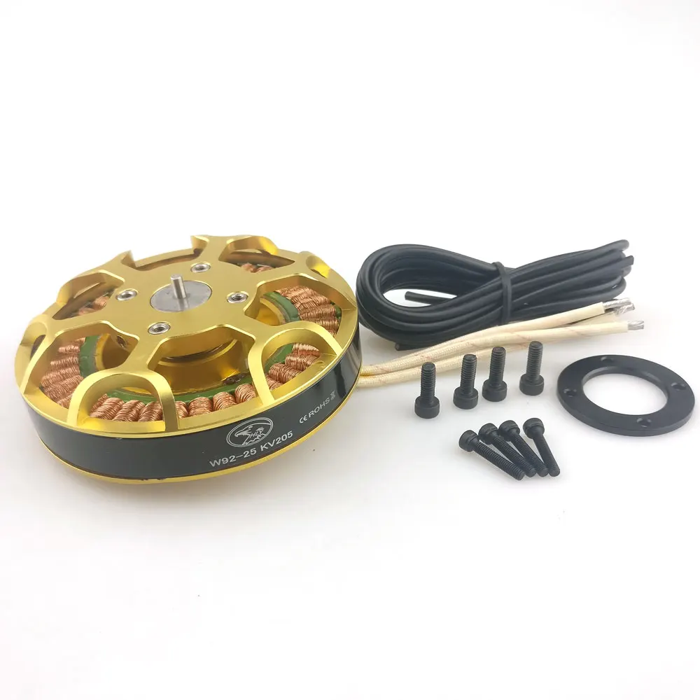 

4pcs HLY W9225 kv205 X8308S Brushless Motor High Power High Loading Motor for Large Hexacopter Octocopter Drone