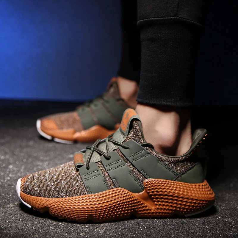 

2019 Plus Size 39-46 Casual Men Sneakers Platform Shoes Boost Mesh Krasovki Shoes High Top Trainers Walking Men Vulcanized Shoes