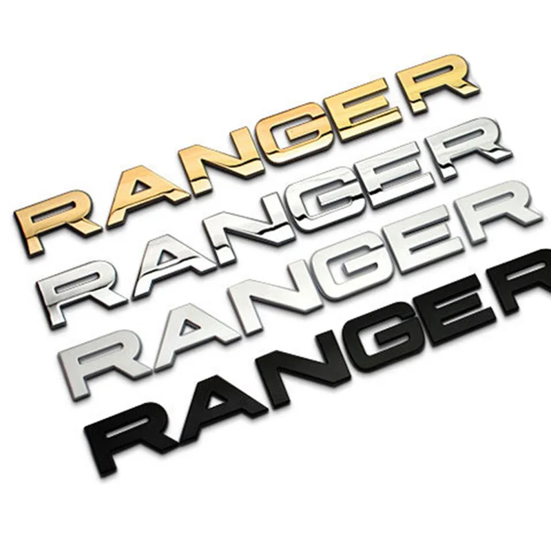 

3cm Height Separate Letters Chrome Metal Refitting Car Styling Emblem Badge Auto Exterior 3D Sticker Hood Trunk for Range Rover