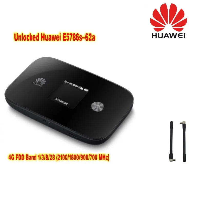 Разблокированный huawei E5786 E5786s-62a LTE Cat6 DL300Mbps 4g lte MiFi мобильный Карманный Wi-Fi маршрутизатор плюс 2 шт антенна+ адаптер AF10