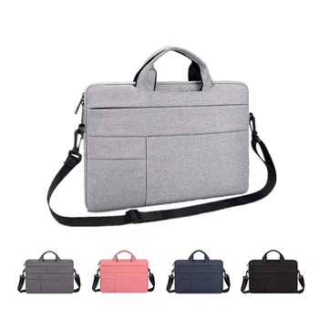 

Laptop Shoulder Bag Waterproof Computer Briefcase Notebook Messenger Case Cover for MacBook 13 14 15 inch Pro Air Retina HP