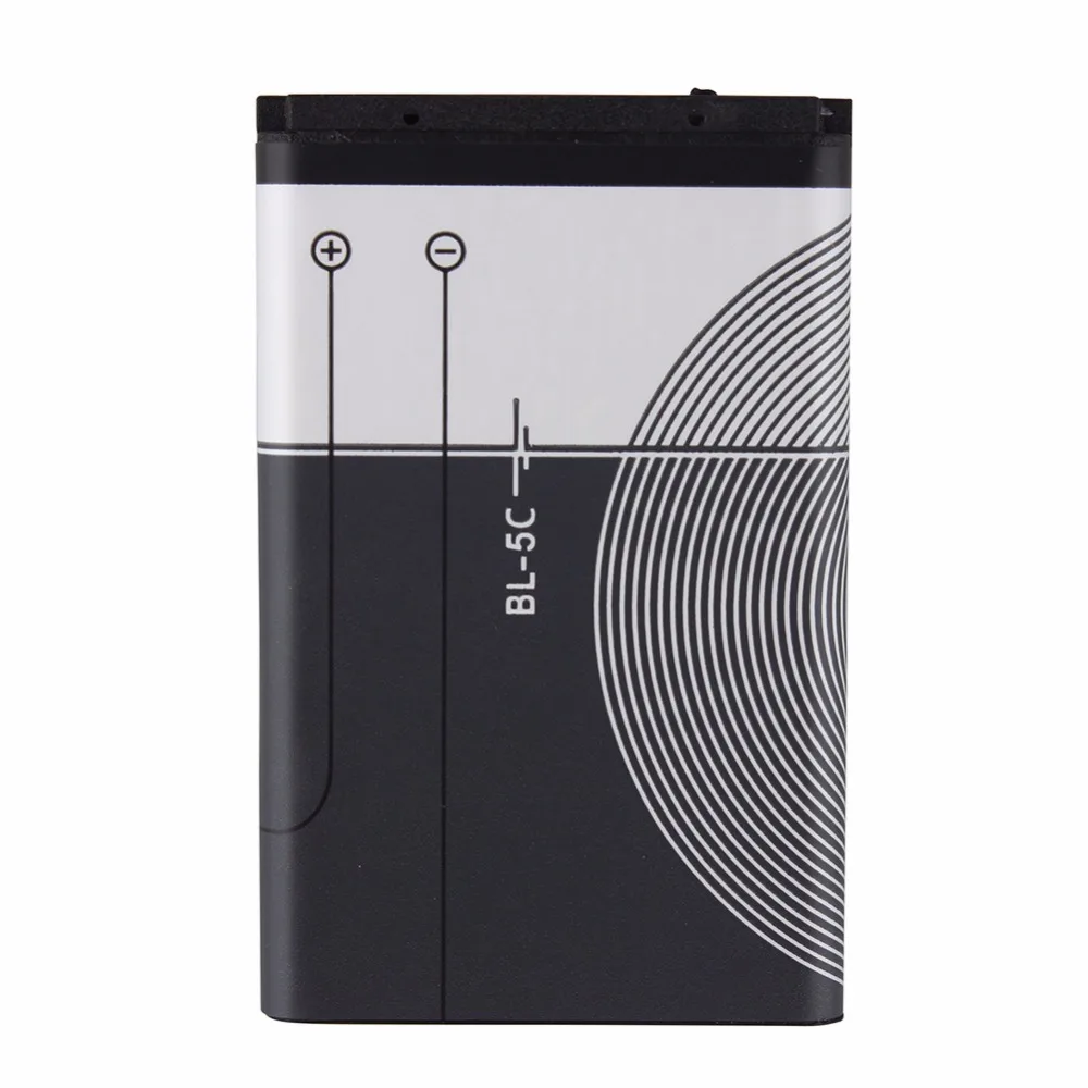 

Goldfox 1Pcs Replacement 1020mah BL-5C Battery For Nokia 1112 1208 1600 1100 1101 Phone Bateria Replacement BL-5C BL 5C Battery