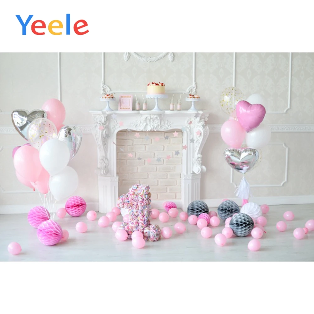 

Yeele Balloons Celebration 1st Birthday Party Posters Scene Baby Photography Backgrounds Photographic Backdrops For Photo Studio