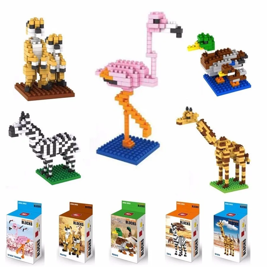 flamingo building blocks