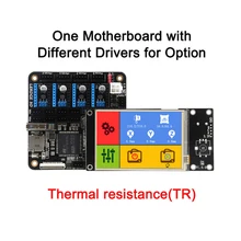 3 DSWAY 3D Материнская Плата Принтера Lerdge Доска с Термистора ARM 32-бит Контроллер DIY Kit с 3.5 «TFT Сенсорный Экран