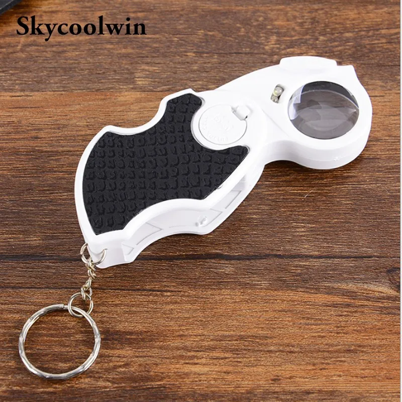 45X Jewelry Loupe Magnifying Glass With UV/ Led Lights Magnification