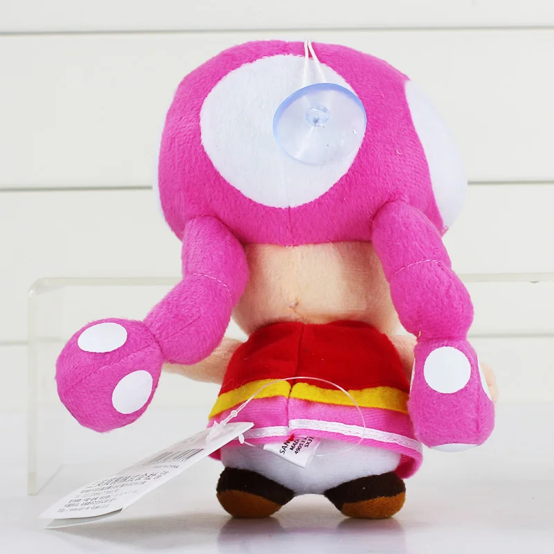17 см Супер Марио Плюшевые игрушки Toadette жаба девушка гриб кукла для детей