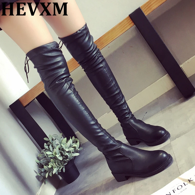 novo thigh high boots