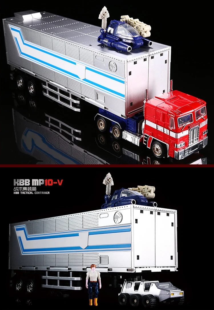 Figura de Ação Modelo Transformação g1 Robô Brinquedo Metal Liga op Mp10v Comandante Diecast Coleção Voyager Presente 18cm Kbb Mp10 ko 10 robô brinquedo metal liga op mp10v comandante