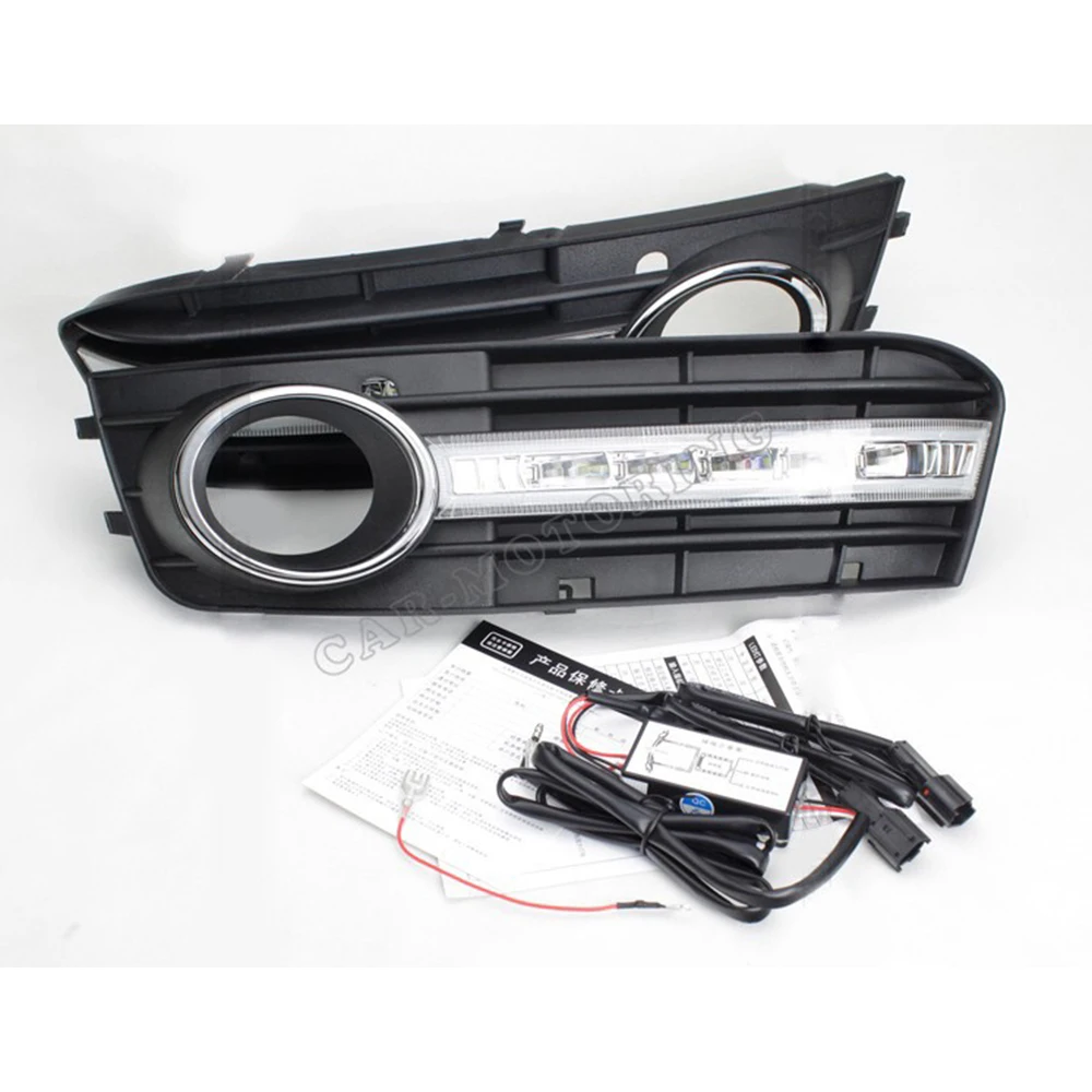 

ABS LED Car DRL LED Daytime Running Light CAR-Specific For Audi A4 09-12