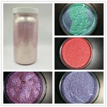 

Pink Gold Mermaid Lipstick Pearl Powder, Pearlescent watercolor Pastel Diamond Pearlescent Pigment, Nail Eyeshadow
