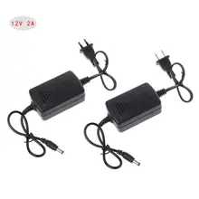 Источник питания AC DC зарядное устройство адаптер 12 В 2A ЕС США штекер для Светодиодный монитор CCTV CCD камера безопасности ЕС США штекер XINYUANSHUNTONG