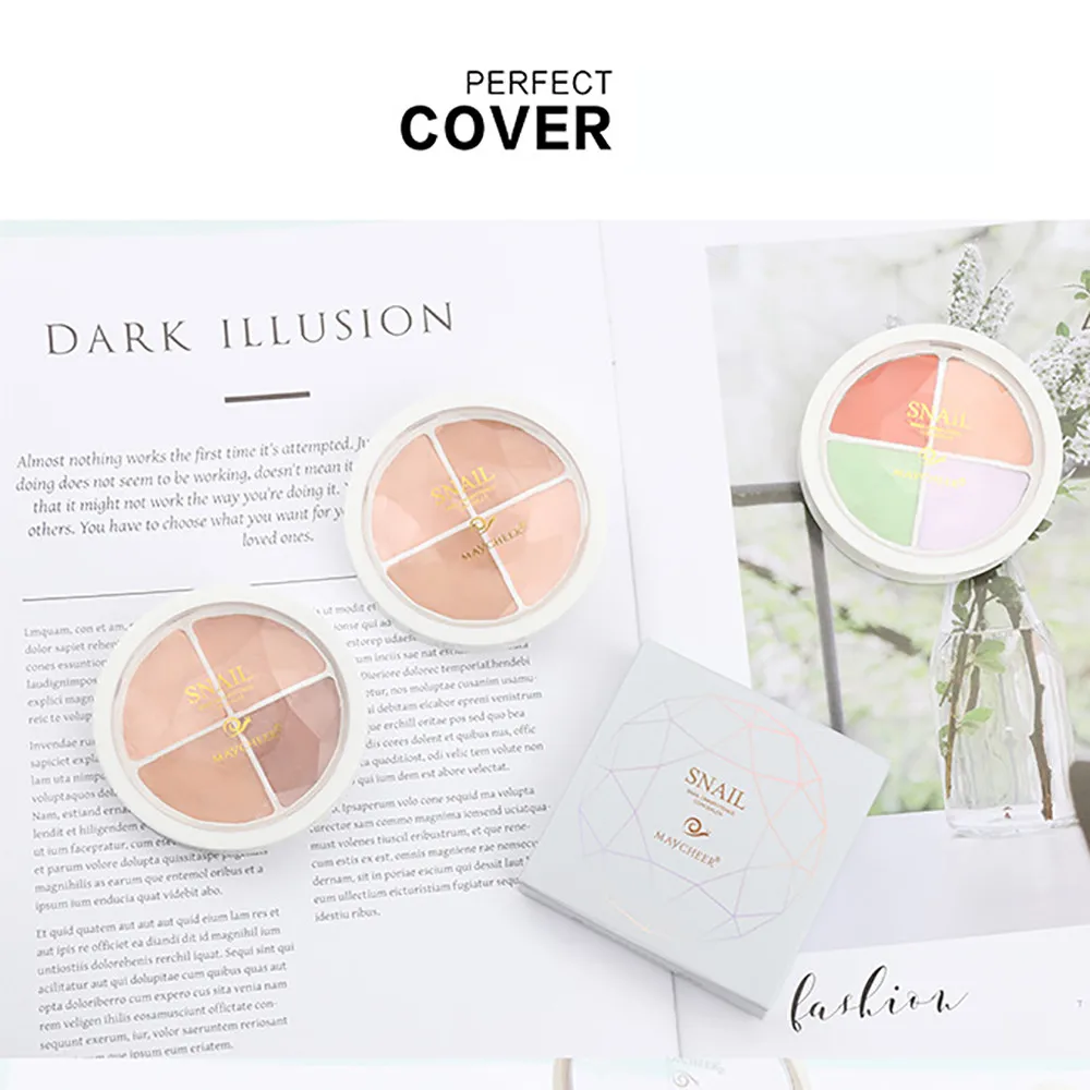 

Professional Dark Skin Foundation Face Full Cover Cream Cheap Makeup Palette Face Corrector Concealer Camouflage Makeup G723