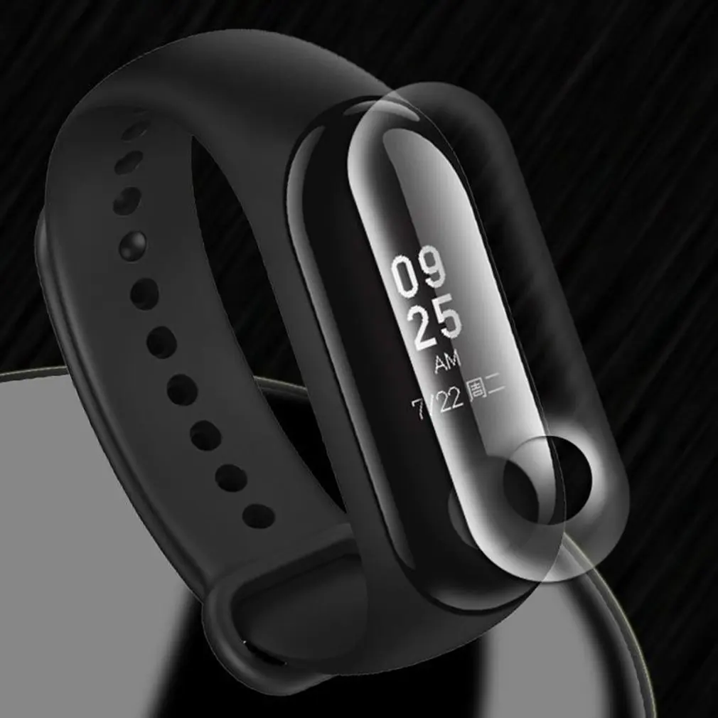 Защитная пленка для экрана для Xiao Xiaomi Mi Band 3 интеллектуальная крышка браслет полный незакаленный браслет защитные стеклянные пленки