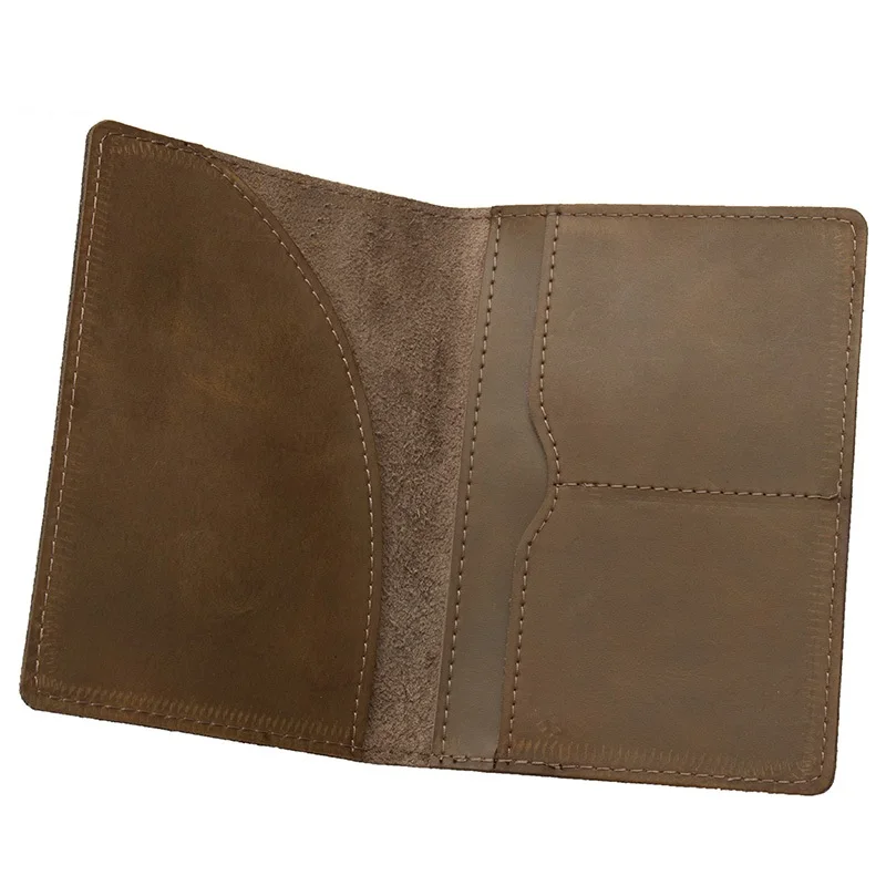 2018 luxury fashion genuine leather passport case high quality women