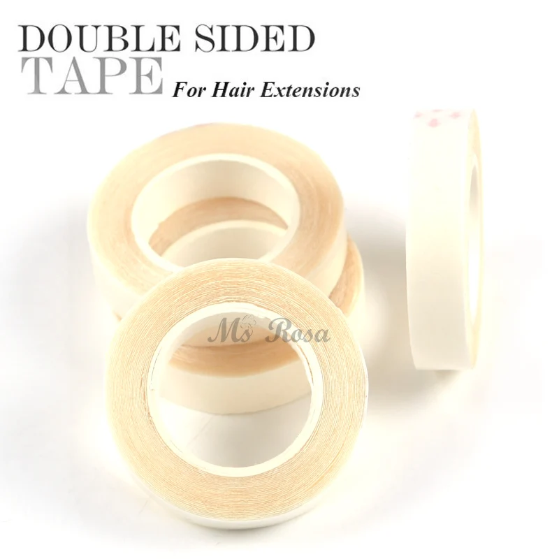 1CM*3M 12pcs Cheap CPAM SUPER HAIR TAPE Adhesive Double Side Tape for remy human hair, tools for hair extension