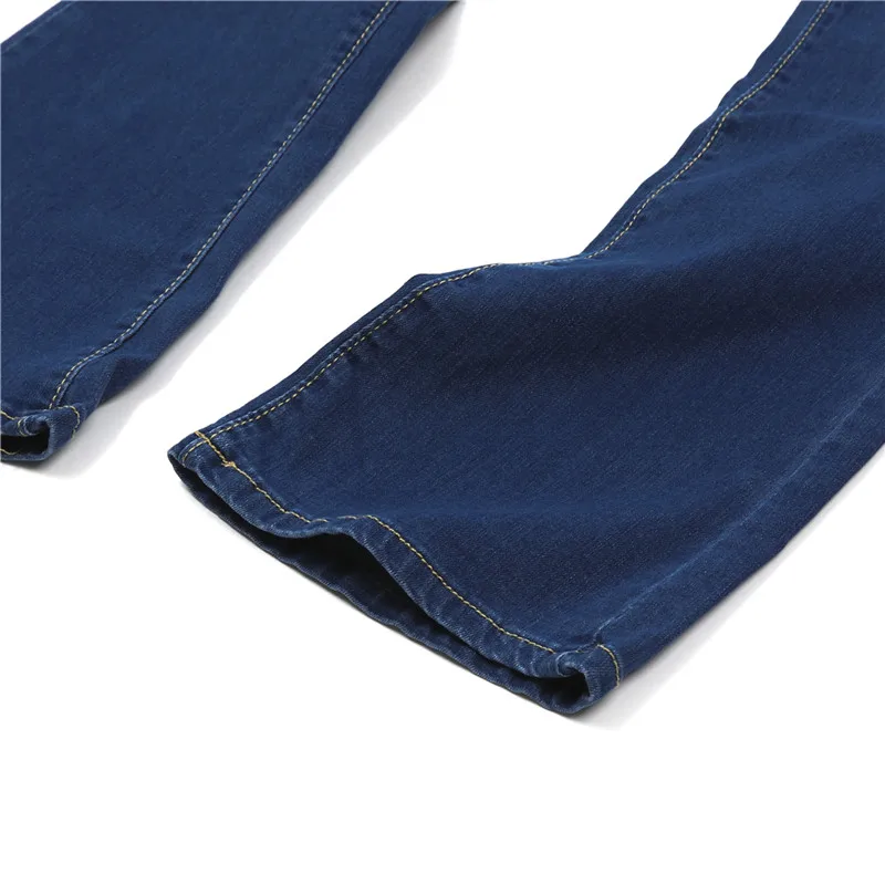 Модные женские винтажные высокой талией клеш колокол джинсы с кроем для женщин широкие джинсы брюки легкие джинсовые брюки
