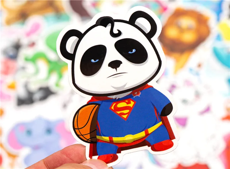 Animal Anime Stickers Funny JDM Kids Toy Sticker For DIY Luggage Laptop Skateboard Motorcycle Bike Bedroom Sticke (9)