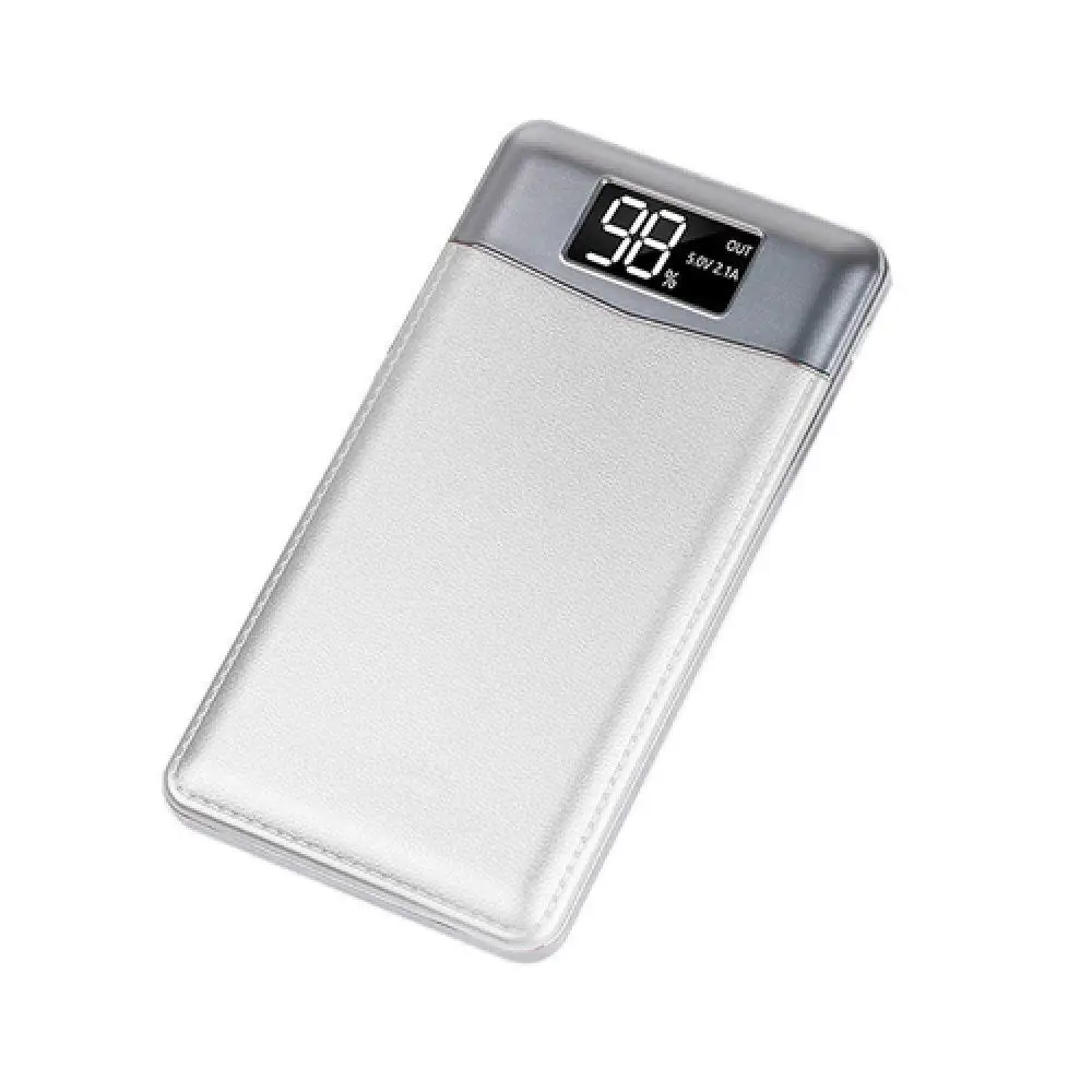 10000mah Large Capacity Powerbank Dual USB Output for Xiaomi iPhone Power Bank Portable Charger External Battery With LED Light | Мобильные