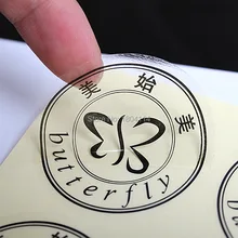 Пользовательские прозрачные наклейки, пользовательские наклейки, Подарочные наклейки, наклейки ручной работы, 500 шт./лот