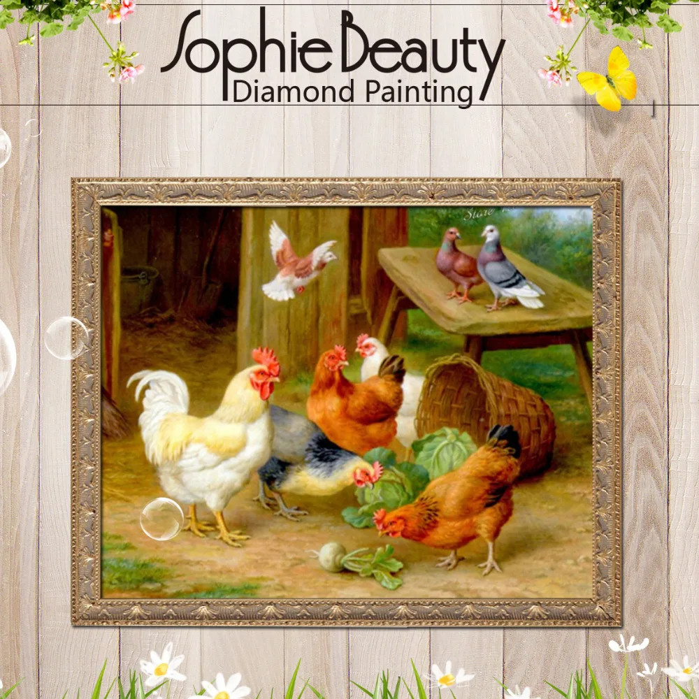Sophie Beauty Diy Алмазная вышивка квадратная мозаика приклеенная крестиком рукоделие