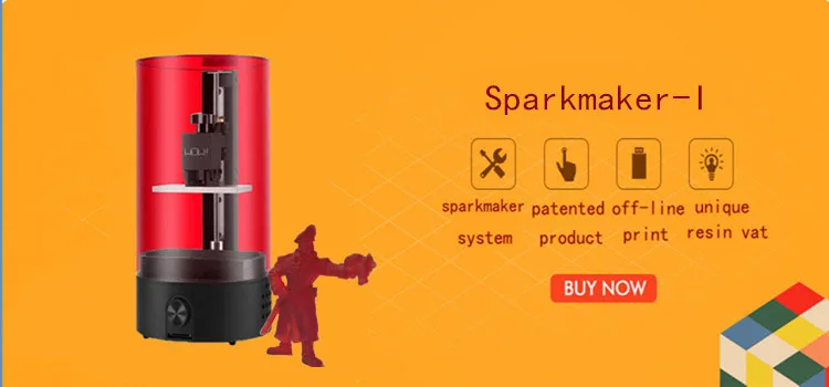 Sparkmaker 3d нити Lcd/sla/Dlp продвижение 3d принтер аксессуары Filameant 405nm смола