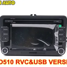 Автомагнитола стерео USB AUX RVC камера версия RCD510 с кодом для VW Golf 5 6 Jetta MK5 MK6 Passat B6 CC B7 Polo