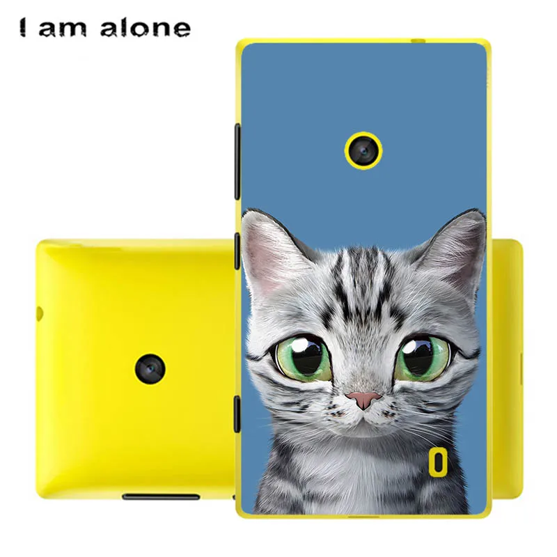 Чехлы для телефонов I am alone для microsoft Nokia Lumia 520 4,0 дюйма, мягкий ТПУ мобильный Модный Цветной чехол для Nokia 520 - Цвет: Soft TPU HH41