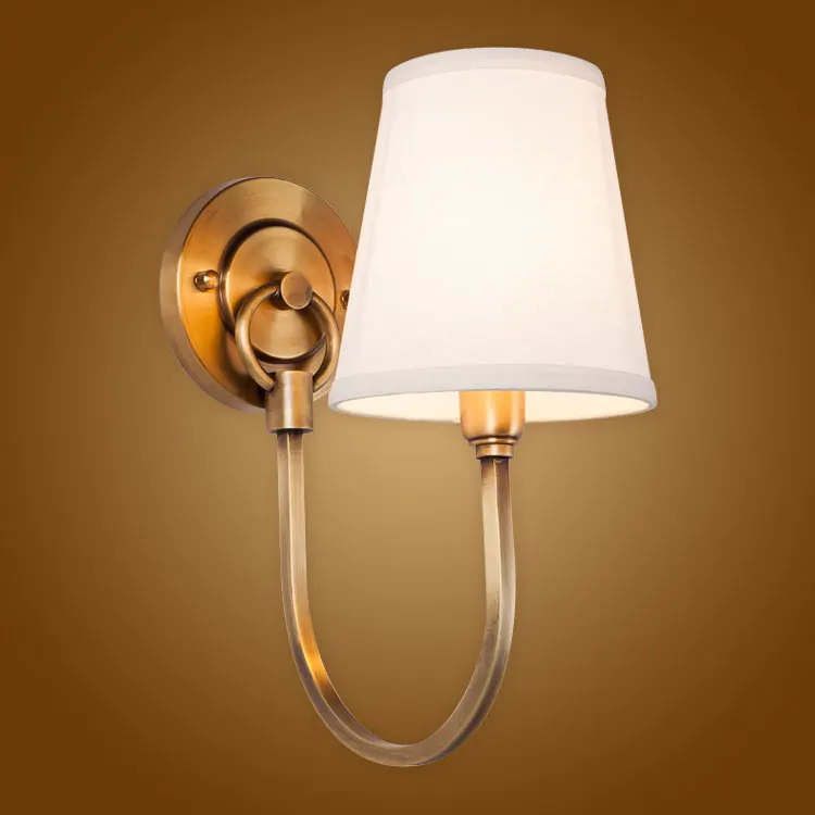 Modern-Wall-Lamp-Full-Copper-Wall-Sconces-Fabric-Lampshade-Bathroom-Mirror-Light-Home-Lighting-Luminaire-BLW032