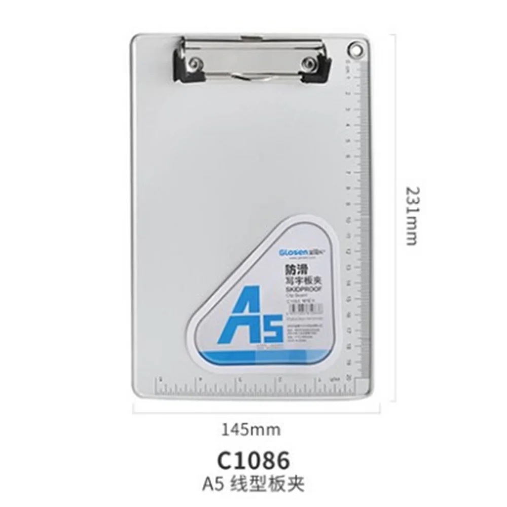 Portapapeles De Aluminio, Tamaño A4 (9.5 X 12.4 Pulgadas), Dos Clips Con Correa De Hombro Ajustable De 63 Pulgadas, Ideal Para Artistas, Arquitectos E Ingenieros
