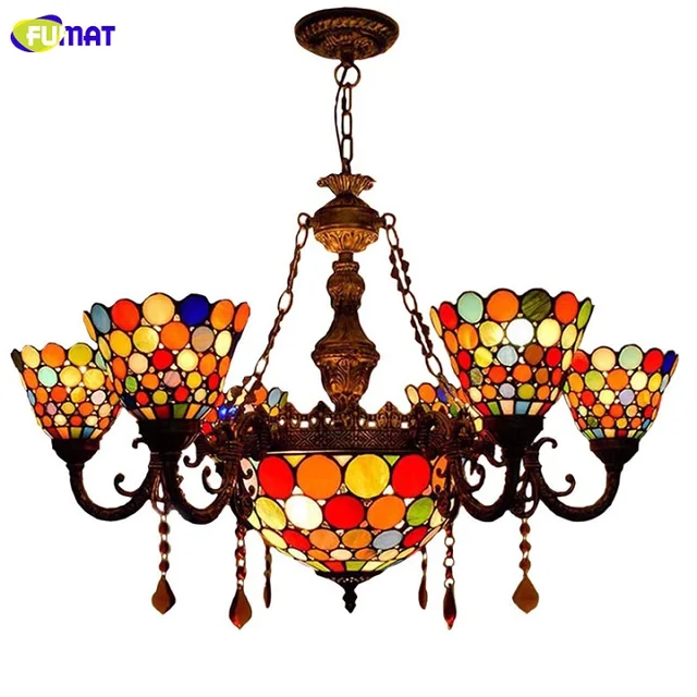 stained glass dining room light