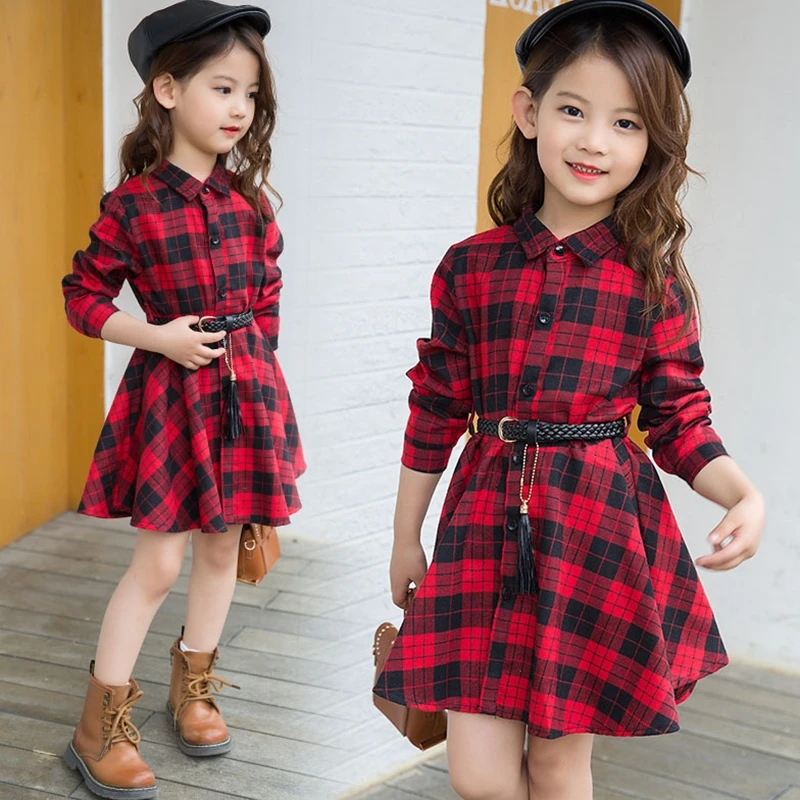 winter plaid dress